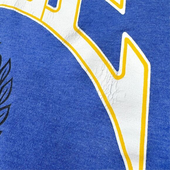 Vintage Screen Stars Yale University Crew Neck Tee - Size Large - Picture 5 of 5